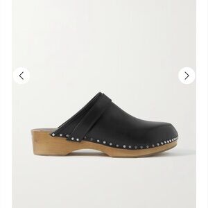 Isabel Marant Thalie Studded Clog Mules, Black, 37 🔥